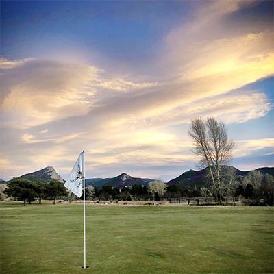 9-Hole Golf Course Sunset