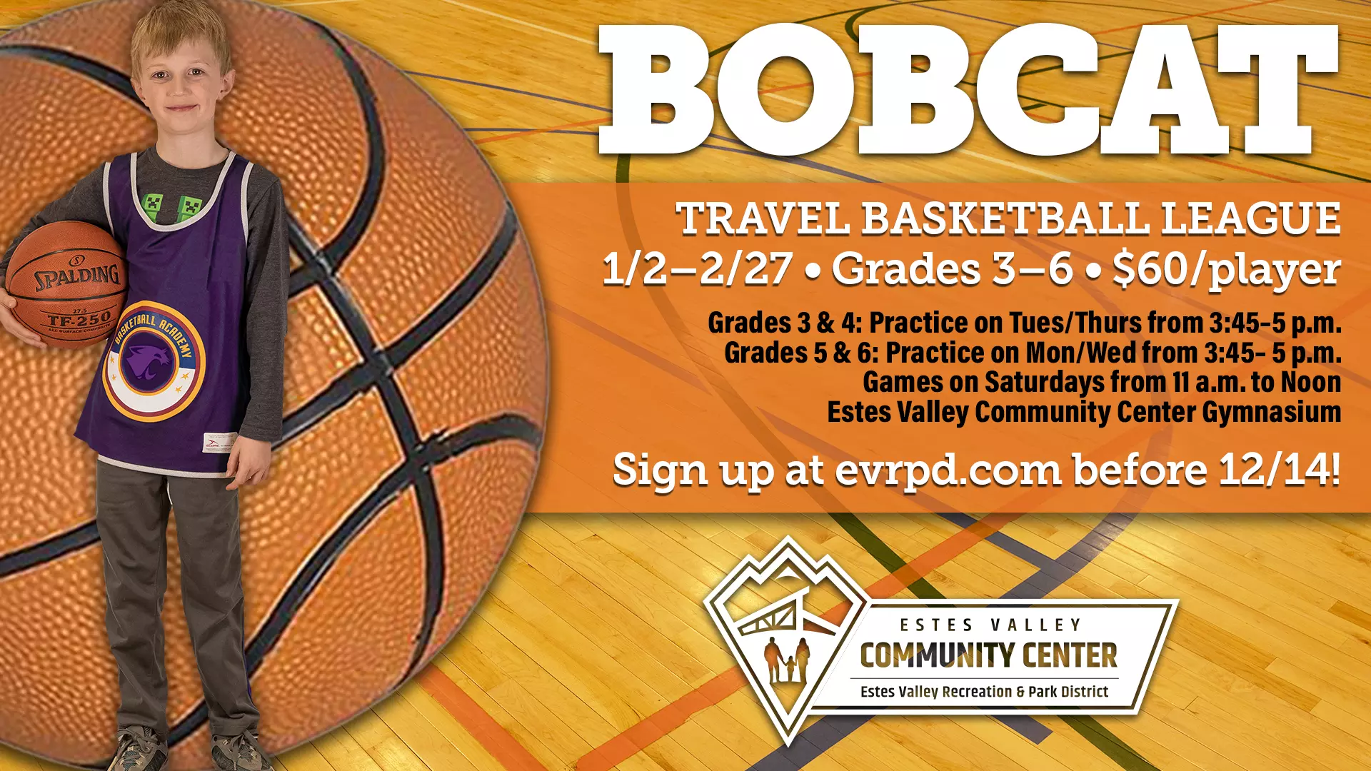 Travel Basketball for grades 3-6