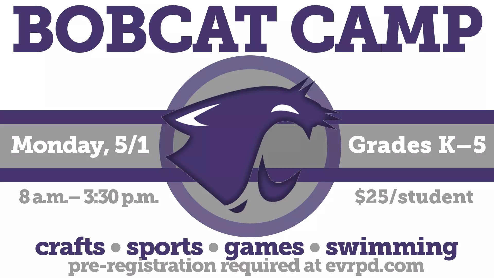 Bobcat Camp for grades K-5