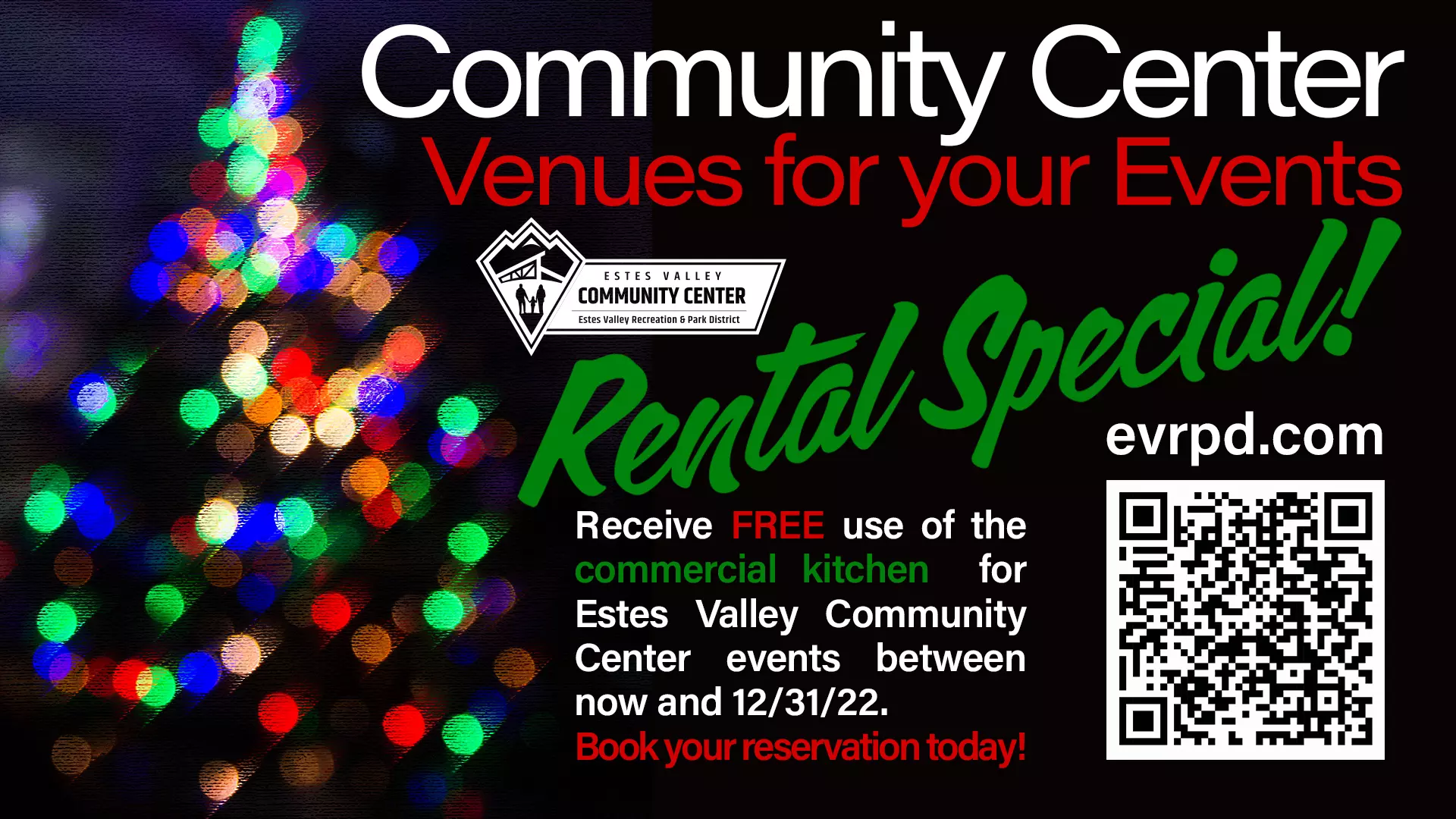 Venues for your events at the Rec