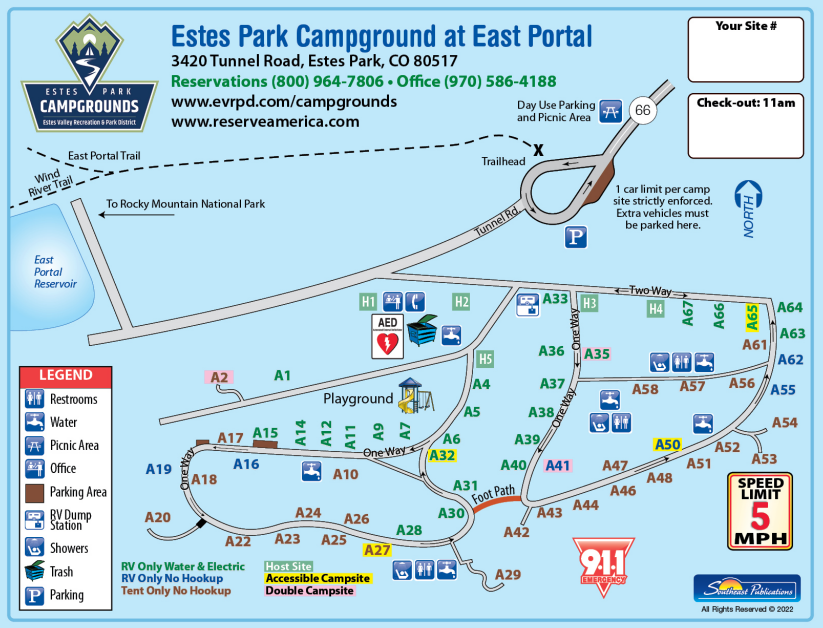 East Portal Map