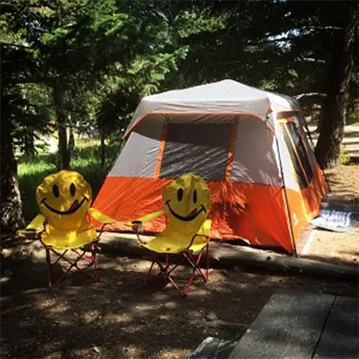 Campground Happy Face Chairs