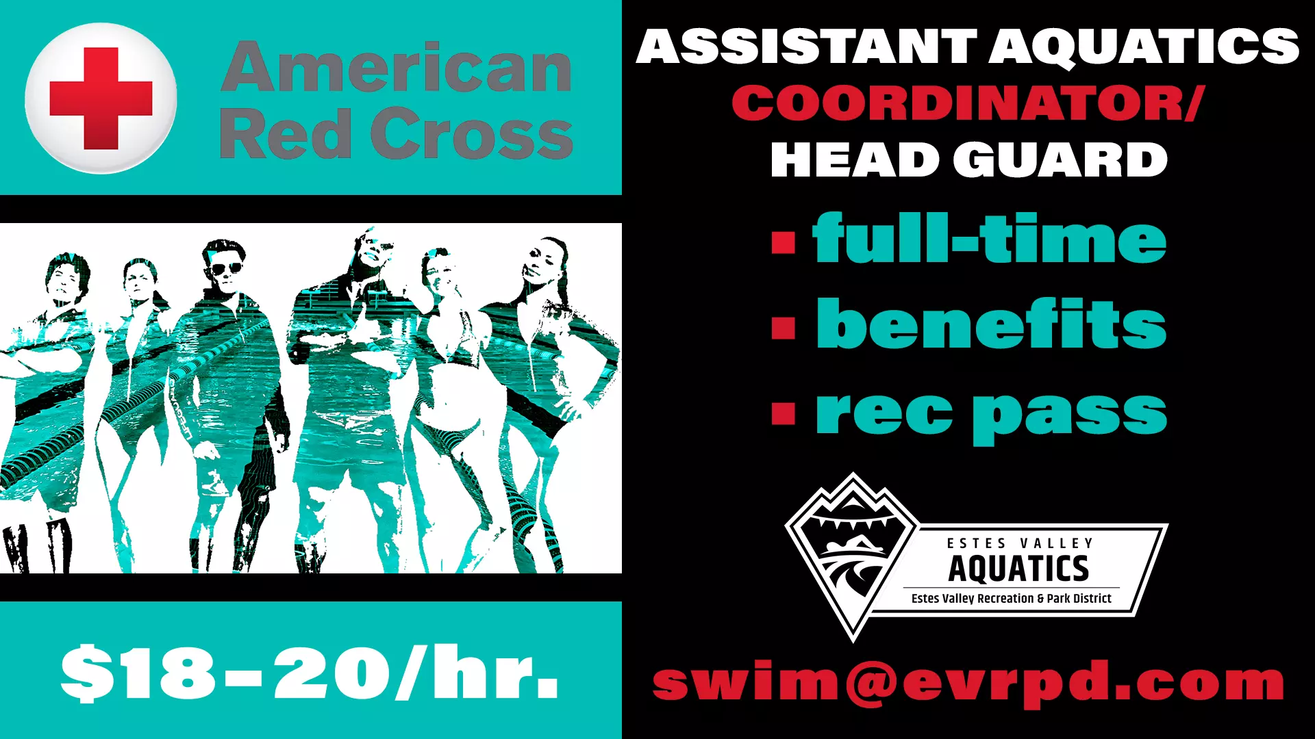 Full time assistant aquatic coordinator position open