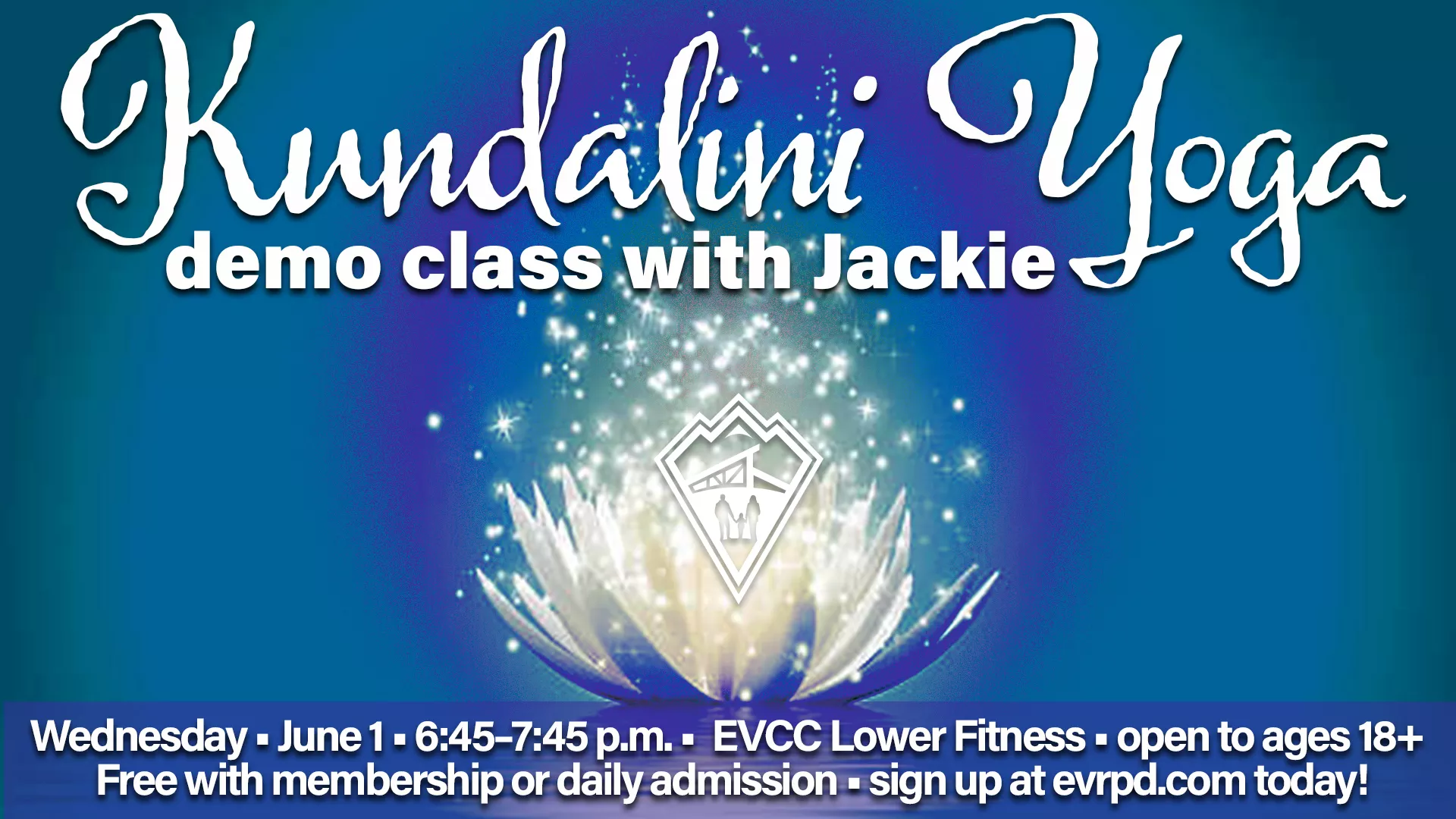 Kundalini Yoga demo class with Jackie Nelson on Wednesday, June 1