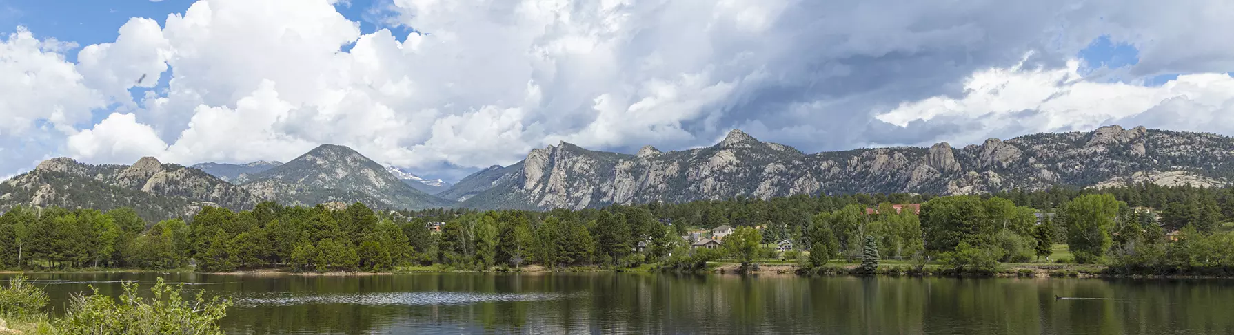 View from the south shore of Lake Estes