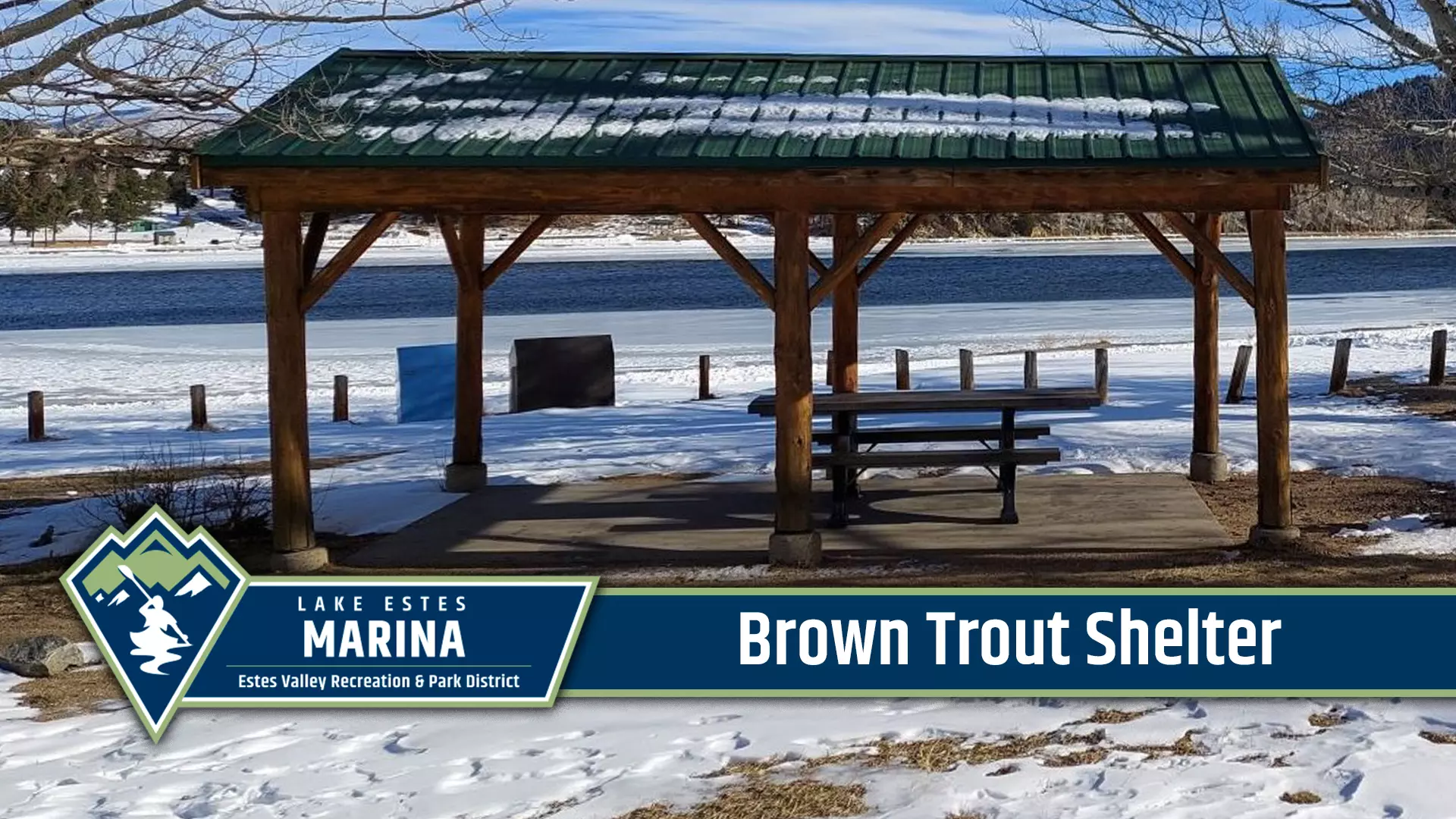 Brown Trout Shelter at Lake Estes