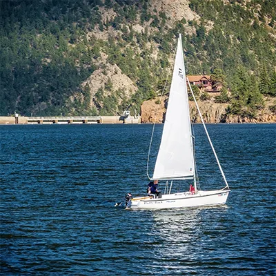 Sailboat on Lake Estes